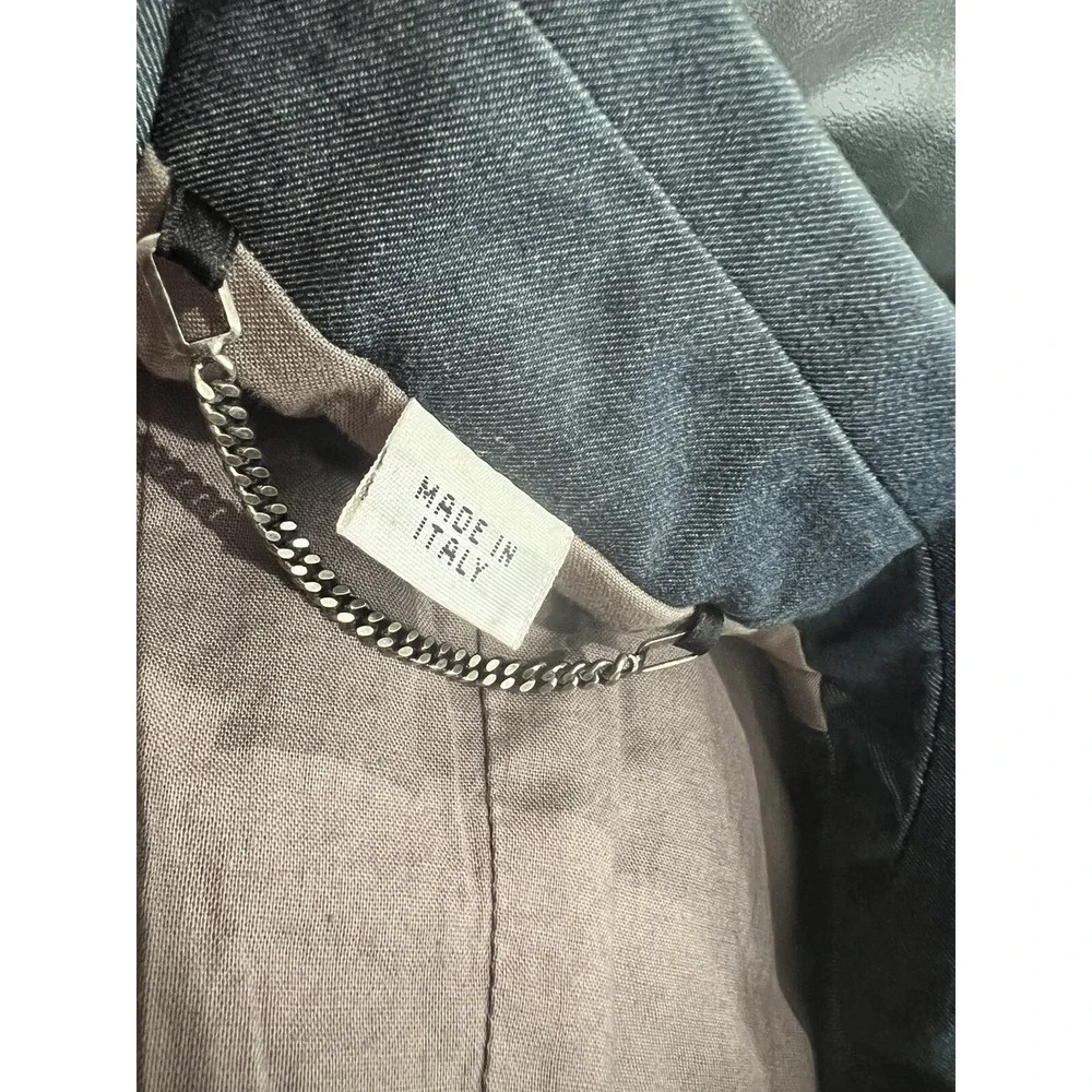 VIKTOR & ROLF Chambray Cotton  Denim 2 Piece Skirt Suit 40/8